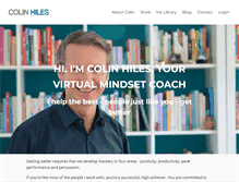 Tablet Screenshot of colinhiles.com